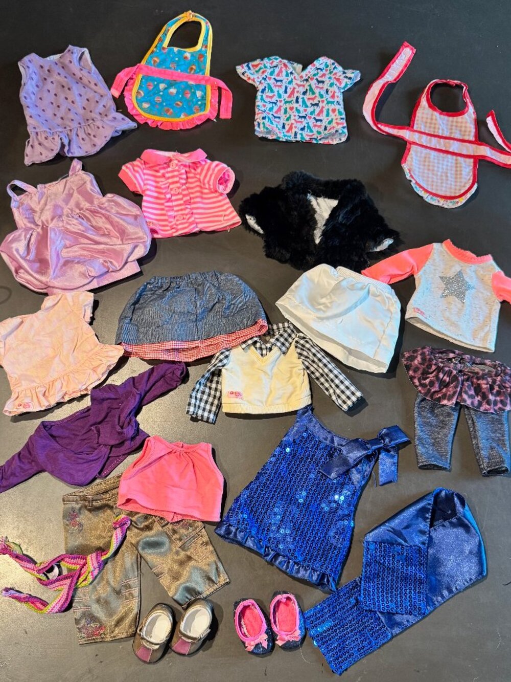 Large Lot - Our Generation Brand 18" Doll Clothing (fits American Girl Dolls)